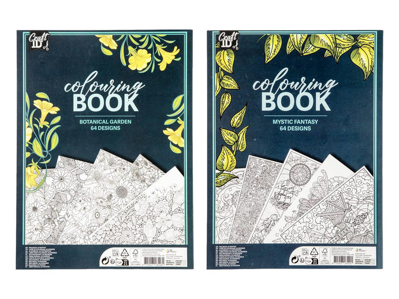 Load image into Gallery viewer, Craft id kleurboek 29,7x22cm, 32 sheets 2ass
