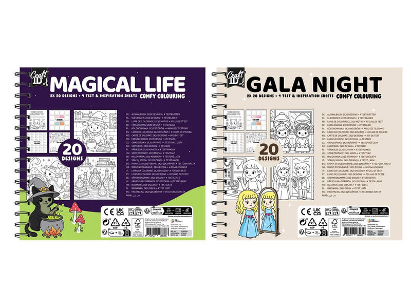 Load image into Gallery viewer, Craft id kleurboek cute comfy - gala night
