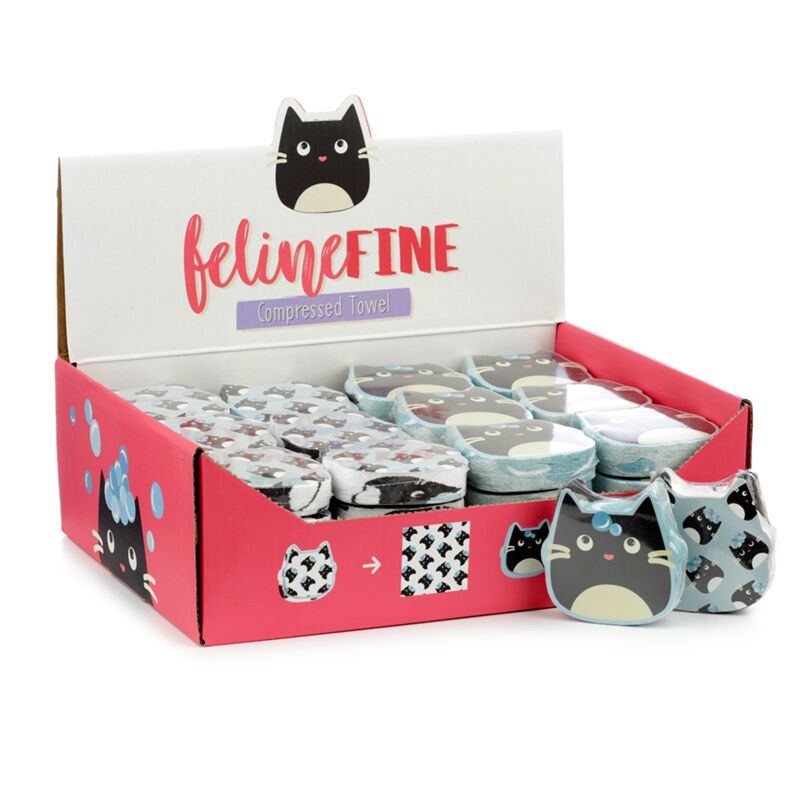 Load image into Gallery viewer, Feline fine kat compacte reishanddoek polyester
