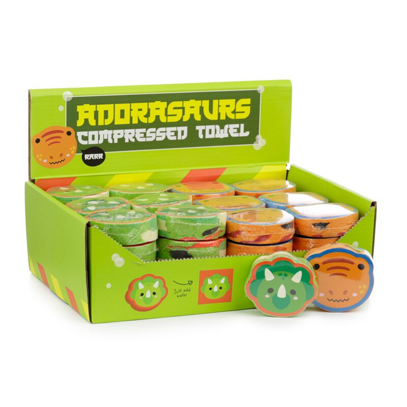 Load image into Gallery viewer, Adoramals schattige dinosaurus compacte reishanddoek

