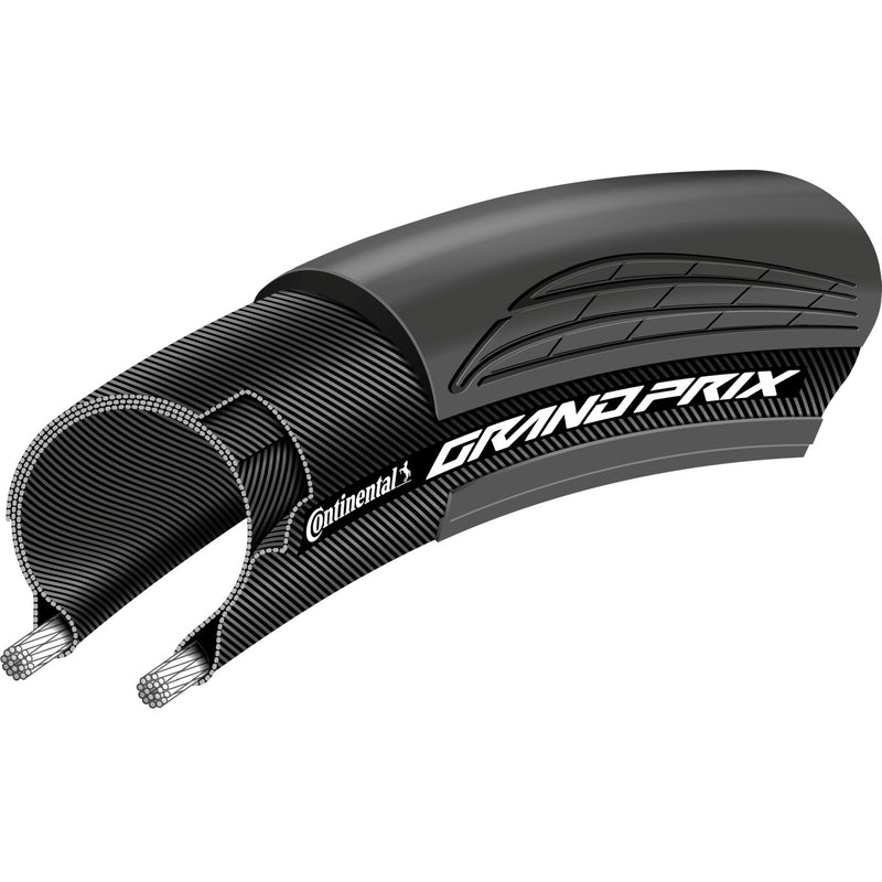 Load image into Gallery viewer, Continental vouwband grand prix 28-622 zwart transparant
