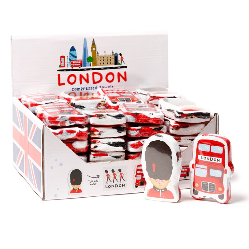 Load image into Gallery viewer, Londen souvenir compacte reishanddoek

