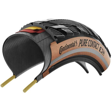 Continental vouwband pure contact 60-584 zwart bruin