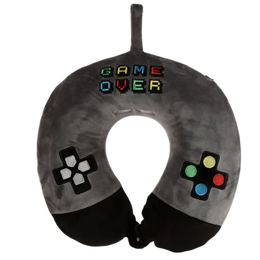 Relaxeazzz game over pluche memory foam nekkussen