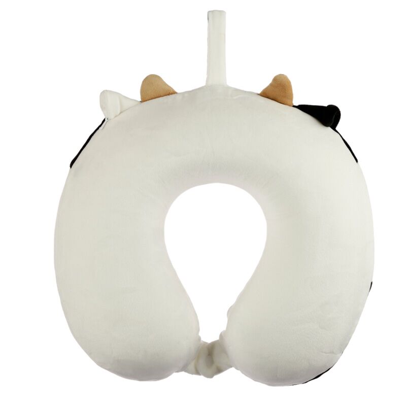Load image into Gallery viewer, Relaxeazzz koe pluche memory foam nekkussen
