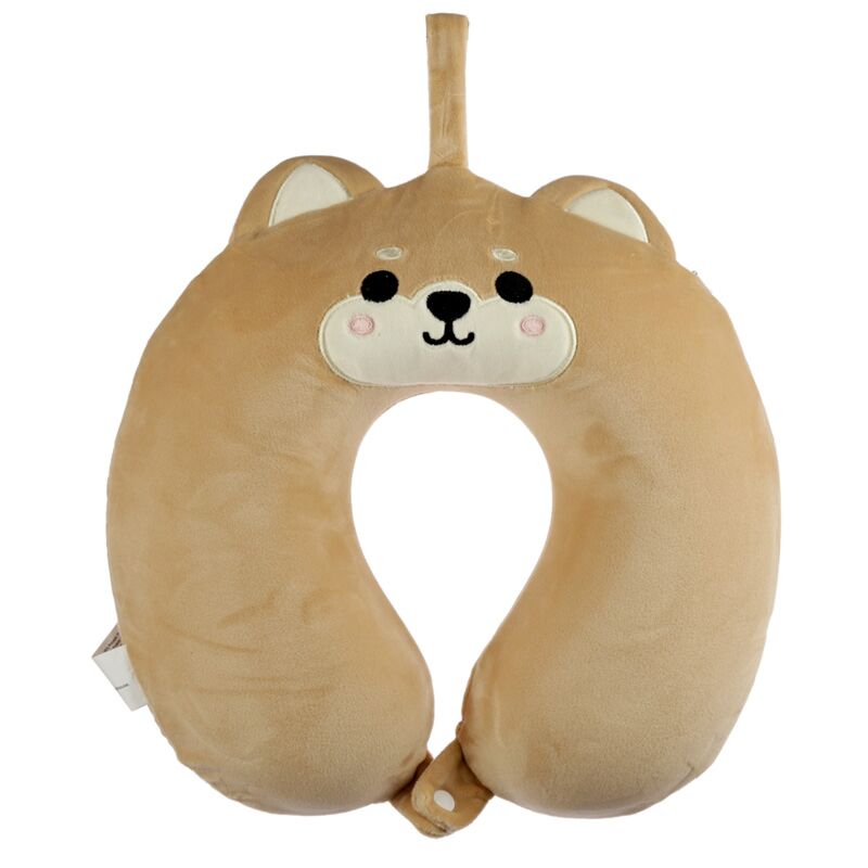 Load image into Gallery viewer, Relaxeazzz shiba inu hond pluche memory foam nekkussen
