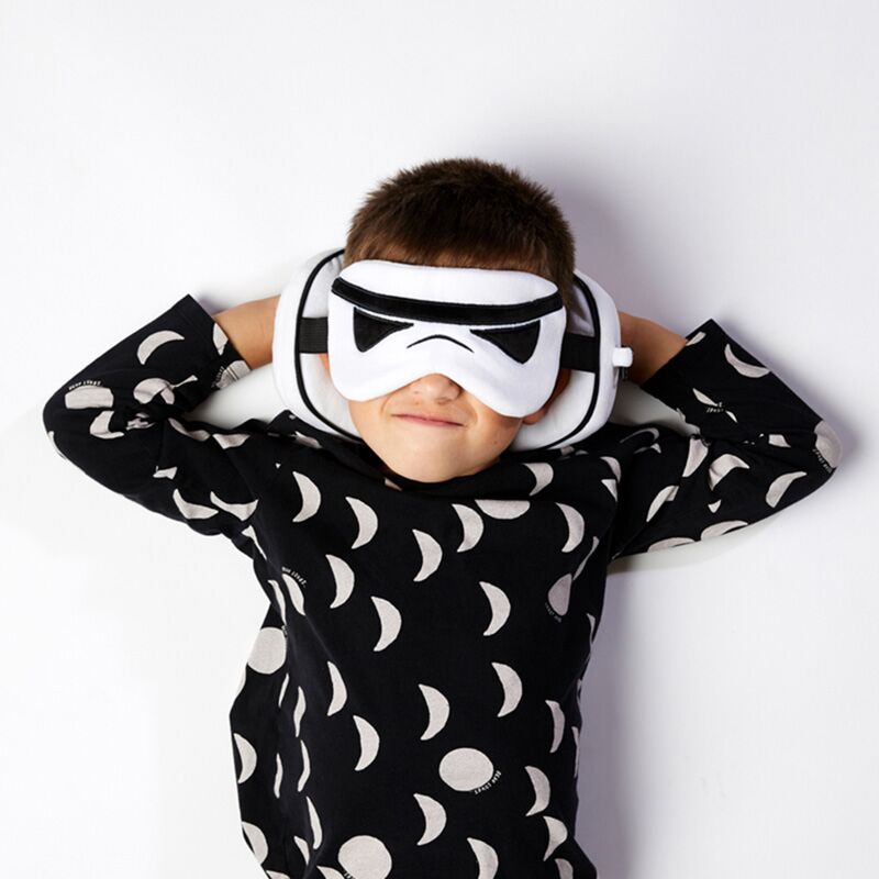 Load image into Gallery viewer, Ty relaxeazzz pluche the original stormtrooper rond reiskussen slaapmasker
