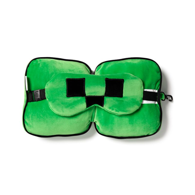 Load image into Gallery viewer, Union relaxeazzz minecraft creeper rond reiskussen slaapmasker
