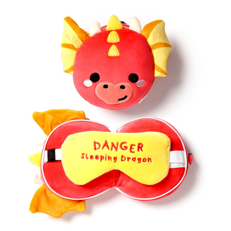 Load image into Gallery viewer, Ty relaxeazzz adoramagics draak rond reiskussen slaapmasker
