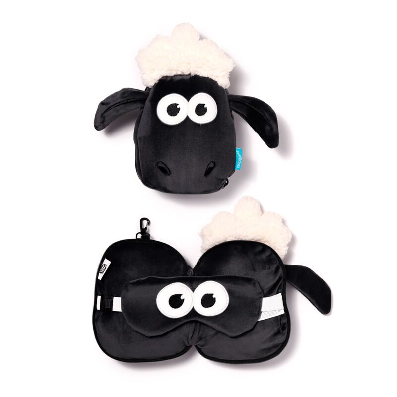 Load image into Gallery viewer, Ty relaxeazzz shaun het schaap rond reiskussen slaapmasker
