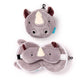 Ty relaxeazzz neushoorn rond reiskussen slaapmasker