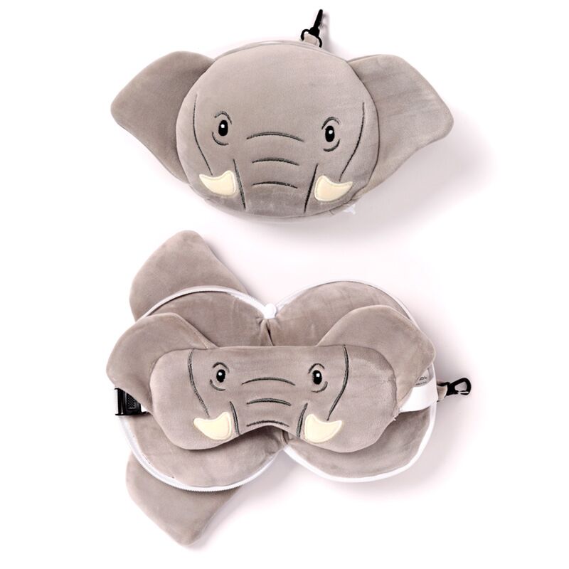 Load image into Gallery viewer, Ty relaxeazzz olifant rond reiskussen slaapmasker
