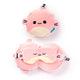 Ty relaxeazzz adoramals puff de kogelvis rond reiskussen slaapmasker