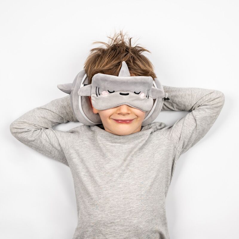 Load image into Gallery viewer, Ty relaxeazzz adoramals archie de haai rond reiskussen slaapmasker
