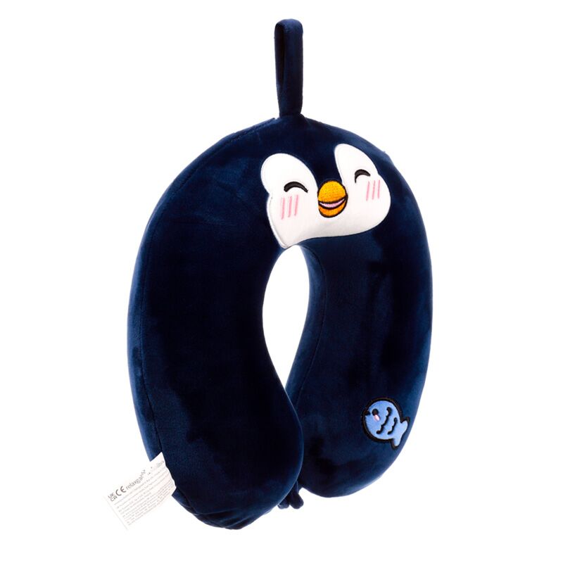 Load image into Gallery viewer, Relaxeazzz pinguin adoramals pluche memory foam nekkussen

