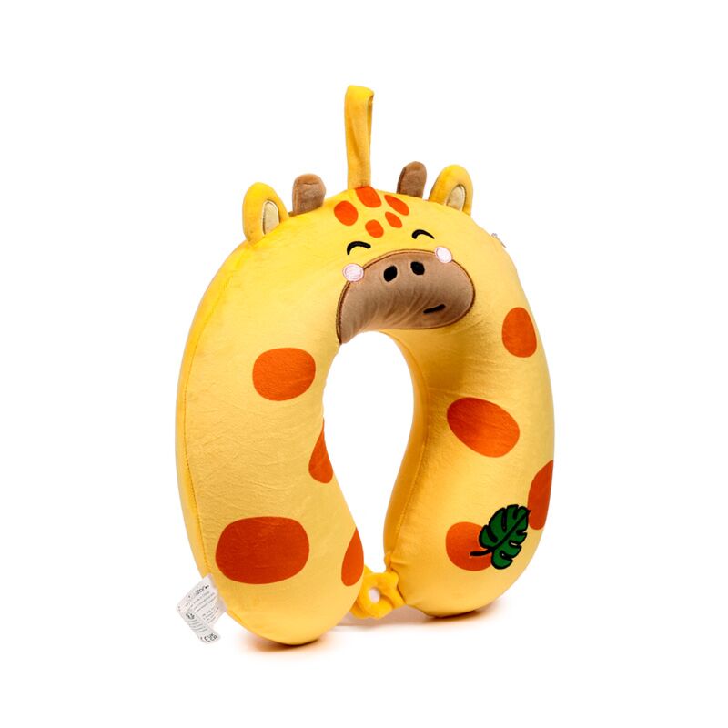 Load image into Gallery viewer, Relaxeazzz raffi de giraffe adoramals pluche memory foam nekkussen
