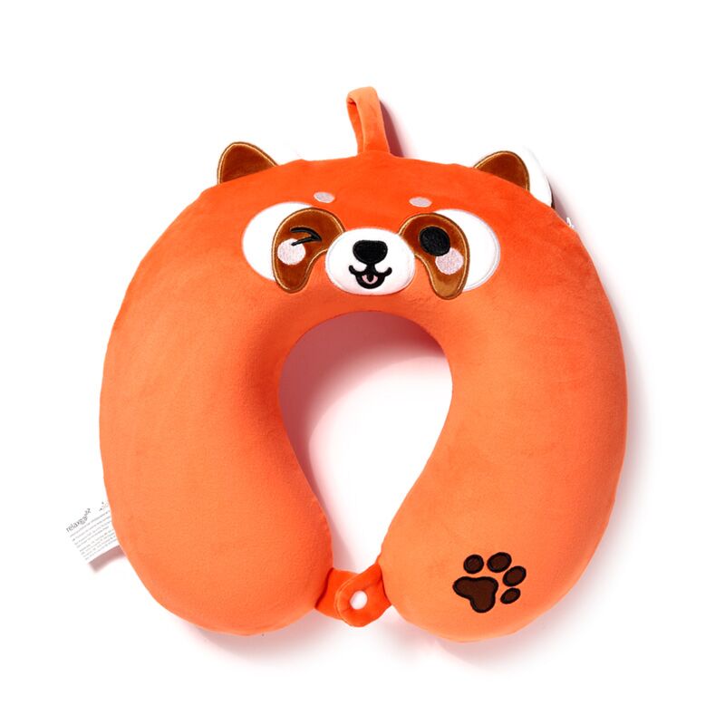 Load image into Gallery viewer, Relaxeazzz ru de rode panda adoramals pluche memory foam nekkussen

