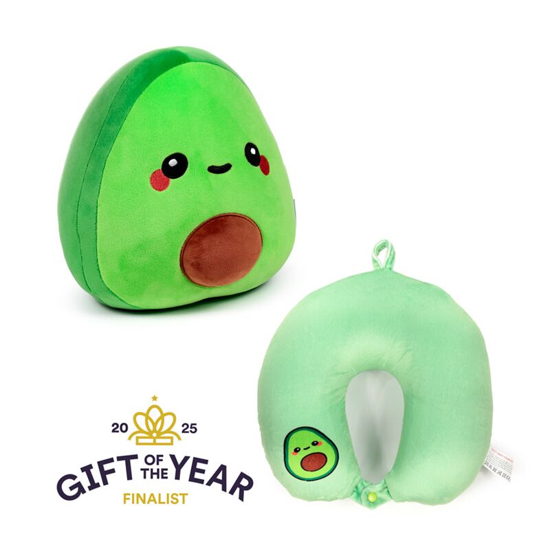 Load image into Gallery viewer, Swapseazzz foodiemals pedro de avocado 2-in-1 pluche reiskussen
