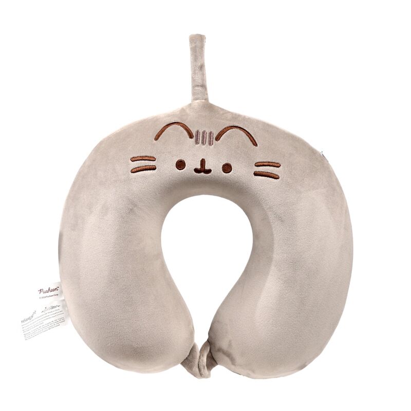 Load image into Gallery viewer, Union relaxeazzz pusheen de kat pluche memory foam nekkussen

