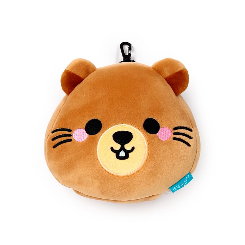 Load image into Gallery viewer, Ty relaxeazzz mimi de marmot berg dieren reiskussen slaapmasker
