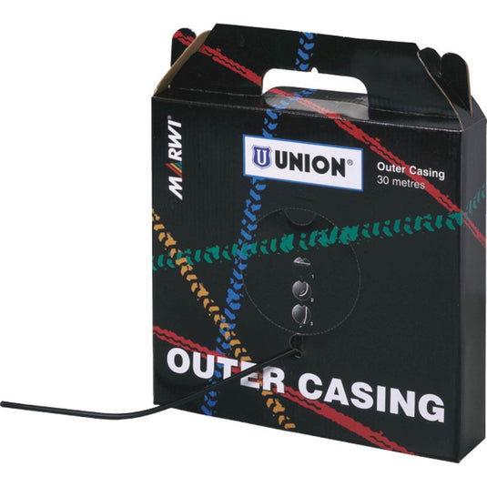 Marwi union rol schakel buitenkabel 4mm zwart (30m)