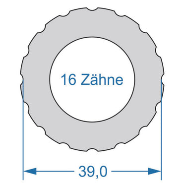 Cycplus cyclus gereedschap power.tool 2-zijdig t16 39.0 t10 27.8