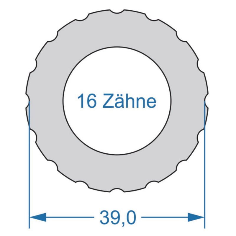 Load image into Gallery viewer, Cyclus gereedschap power.tool 2-zijdig t16 39.0 t10 27.8
