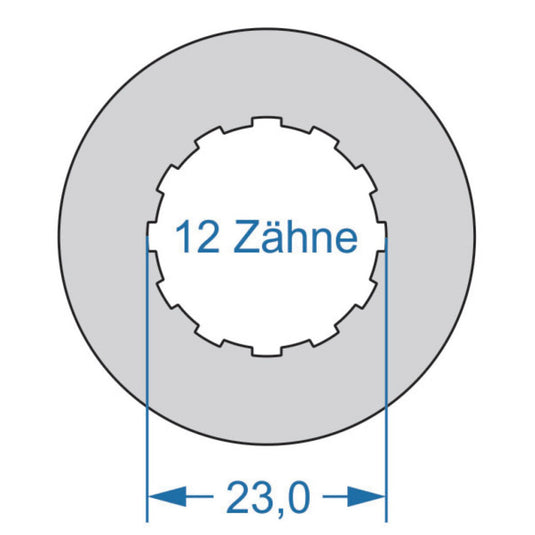 Cycplus cyclus gereedschap power.tool 2-zijdig t16 42.8 z12 23.0