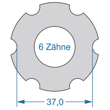 Cycplus cyclus gereedschap power.tool 2-zijdig t6 37.0 t20 32.0