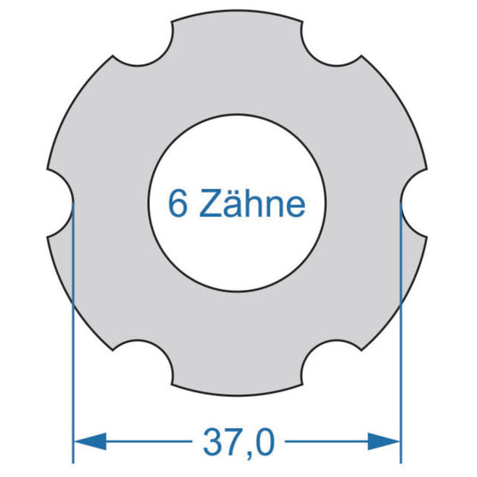 Cyclus gereedschap power.tool 2-zijdig t6 37.0 t20 32.0