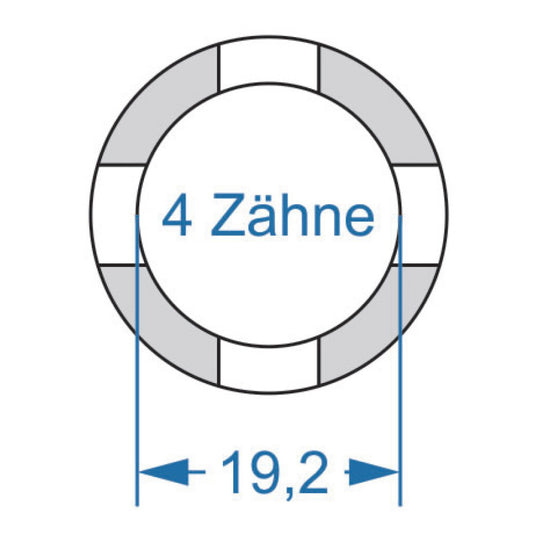 Cycplus cyclus gereedschap power.tool 2-zijdig t2 18.6 t4 19.2