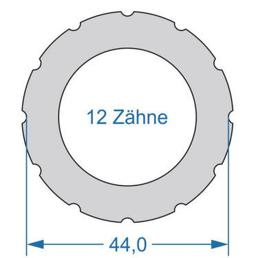 Cycplus cyclus gereedschap power.tool 1-zijdig t12 44.0