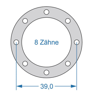 Cycplus cyclus gereedschap power.tool 1-zijdig t8 39.0