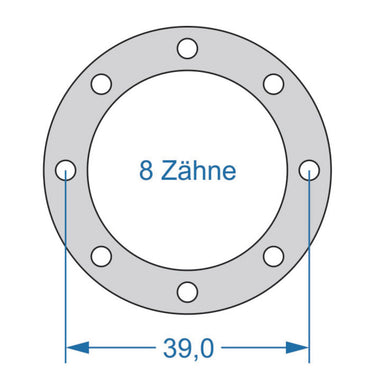 Cycplus cyclus gereedschap power.tool 1-zijdig t8 39.0