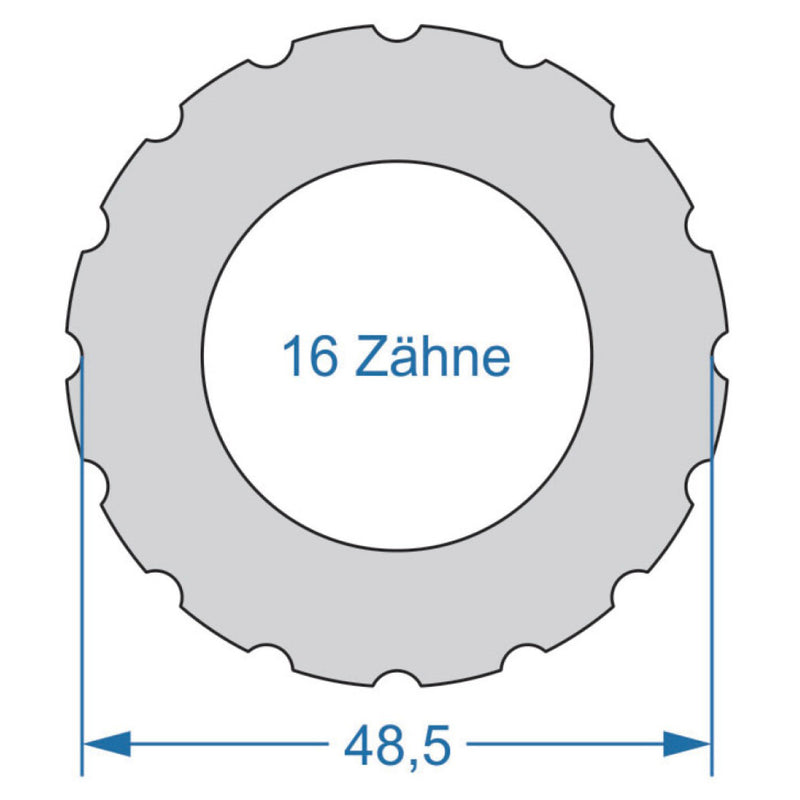 Load image into Gallery viewer, Cyclus gereedschap power.tool 1-zijdig t16 48.5
