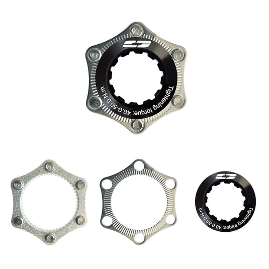 Cyclotech, cyclotech cyclotech adapter centerlock naar 6 gaats, quick release