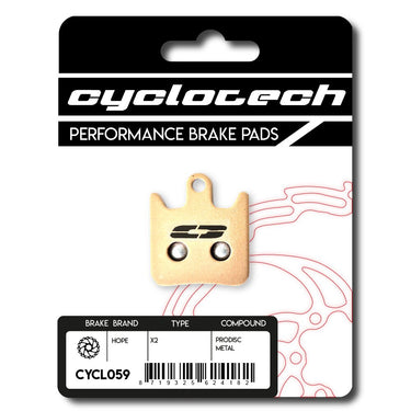 Cyclo tech schijfremblok prodisc metal hope x2