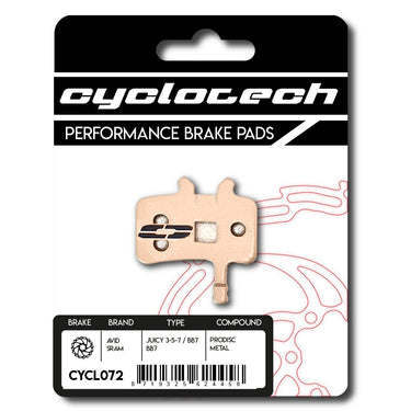 Cyclo tech schijfremblok prodisc metal avid juicy