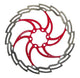 Cyclotech, cyclotech cyclotech remschijf prodisc ninja 160 mm, rood