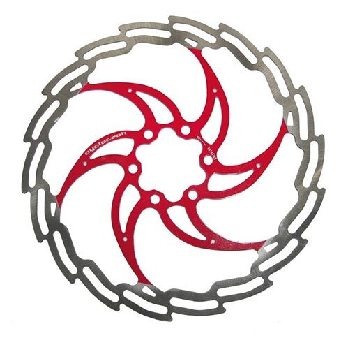 Cyclotech, cyclotech cyclotech remschijf prodisc ninja 203 mm, rood