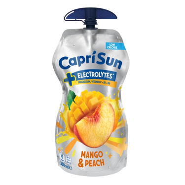 Capri-sun mango peach +electrolytes (15x 33 cl)