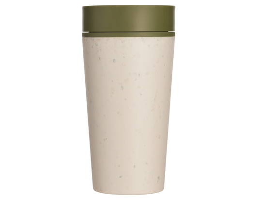 Circular Co. Koffiebeker Circular Cup 340 ml Creme Groen