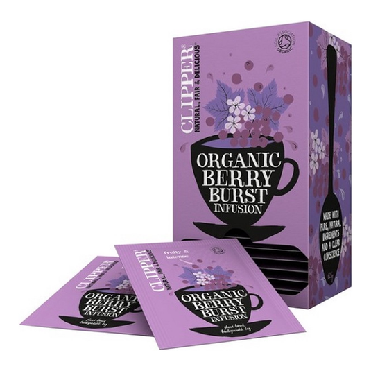 Clipper infusion berry burst bio (6x 25 stuks)