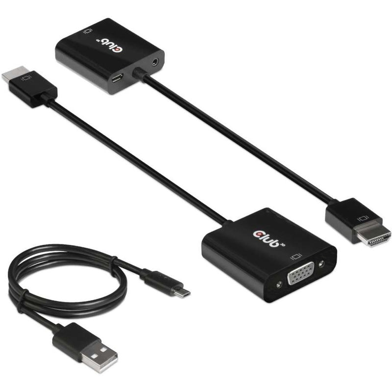 Load image into Gallery viewer, Club 3D HDMI 1.4 naar VGA adapter met audio

