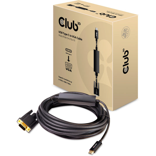 Club 3D USB Type C VGA Active kabel