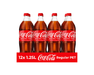 Coca-cola regular pet (12x 1.25 liter)