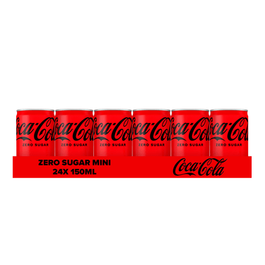 Coca-cola zero blik mini (24x 15cl)