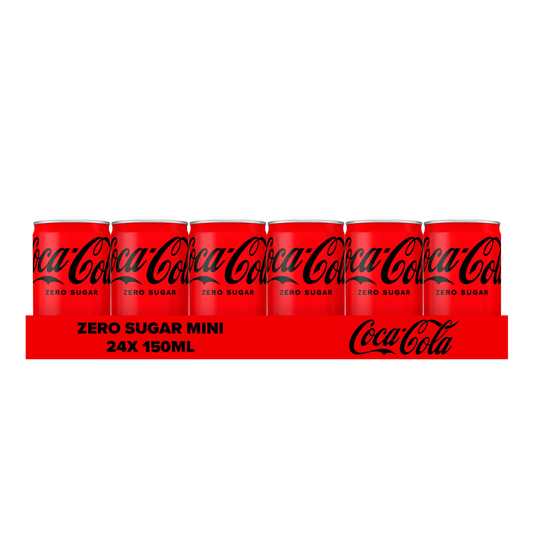Coca-cola zero blik mini (24x 15cl)
