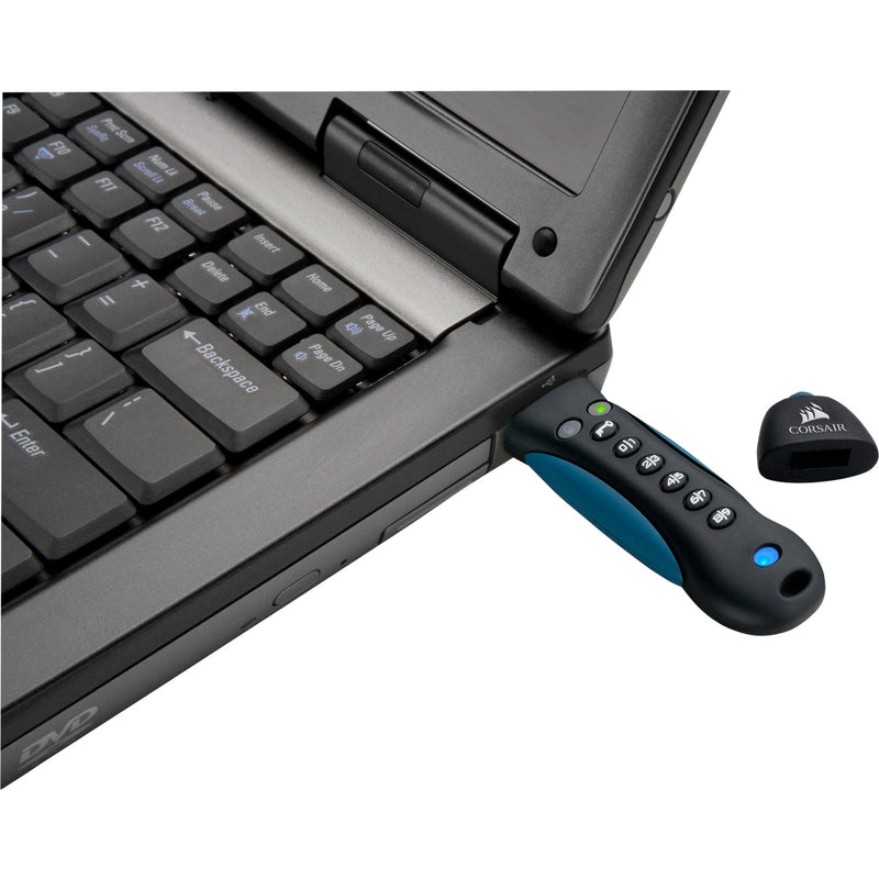 Load image into Gallery viewer, Corsair Flash Padlock 3 64GB Secure USB 3.0 Flash Drive
