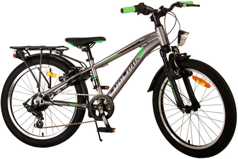 Volare Cross Kinderfiets - Jongens - 20 inch - Grijs - 6 versnellingen